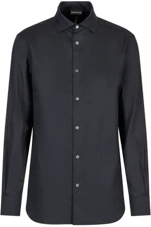 Emporio Armani Hombre, Camisas, Negro, Talla: L