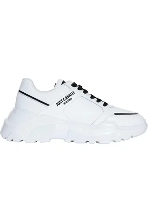 Roberto Cavalli Hombre, Zapatos, Blanco, Talla: 43 EU