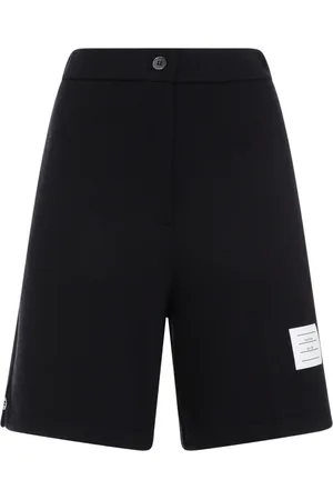 Thom Browne Mujer, Pantalones cortos, Azul, Talla: 2XS