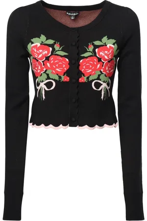 For Love & Lemons Mujer, Jerseys, Negro, Talla: L