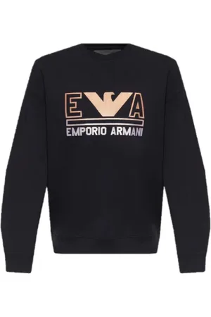 Emporio Armani Hombre, Sudaderas, Negro, Talla: L