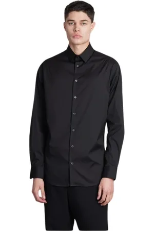 Emporio Armani Hombre, Camisas, Negro, Talla: 2XL