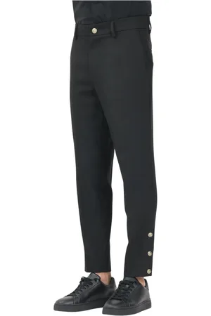 VERSACE Hombre, Pantalones, Negro, Talla: S