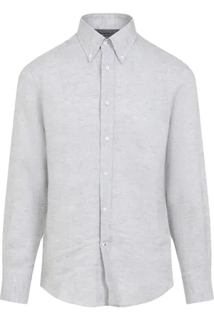 Brunello Cucinelli Hombre, Camisas, Gris, Talla: L