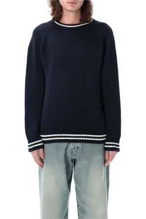 Pop Trading Company Hombre, Jerseys, Azul, Talla: L