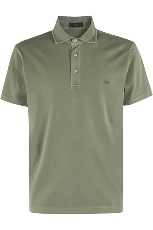 FAY Hombre, Camisetas, Verde, Talla: 2XL