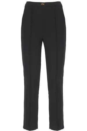 Elisabetta Franchi Mujer, Pantalones, Negro, Talla: M