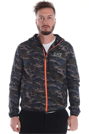 EA7 Hombre, Chaquetas, Verde, Talla: S