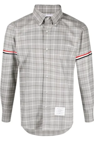 Thom Browne Hombre, Camisas, Gris, Talla: M