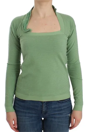 ERMANNO SCERVINO Mujer, Camisetas, Verde, Talla: M