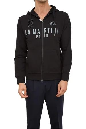 La Martina Hombre, Sudaderas, Negro, Talla: L