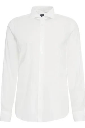 FEDELI Hombre, Camisas, Blanco, Talla: 3XL