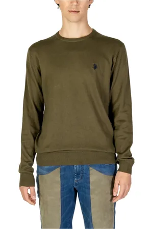 U.S. Polo Assn. Hombre, Jerseys, Verde, Talla: S