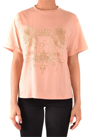Elisabetta Franchi Mujer, Camisetas, Rosa, Talla: S