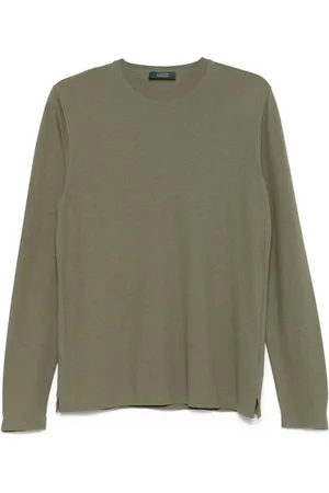 ZANONE Hombre, Camisetas, Verde, Talla: 2XL