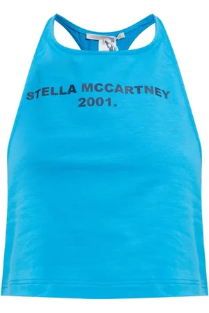 Stella McCartney Mujer, Camisetas, Azul, Talla: S