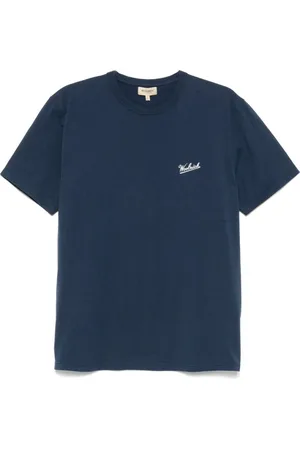 Woolrich Hombre, Camisetas, Azul, Talla: XL