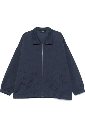 Fendi Hombre, Chaquetas, Azul, Talla: M