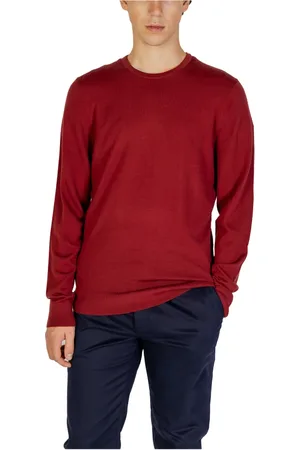 Calvin Klein Hombre, Jerseys, Rojo, Talla: M