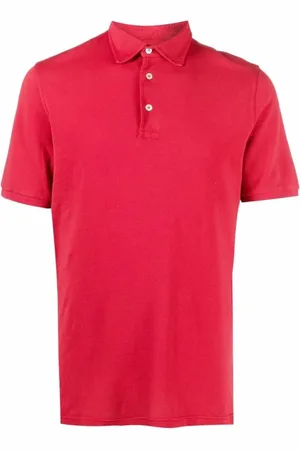 FEDELI Hombre, Camisetas, Rojo, Talla: M