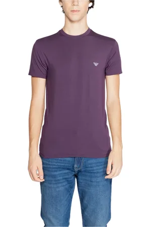 Emporio Armani Hombre, Camisetas, Púrpura, Talla: M