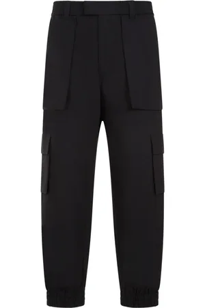 Alexander McQueen Hombre, Pantalones, Negro, Talla: L