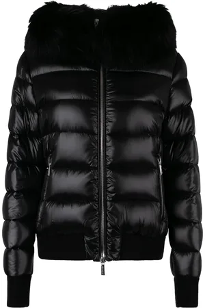 MOORER Mujer, Chaquetas, Negro, Talla: L