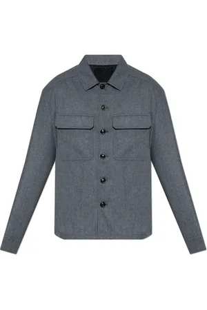 Moncler Hombre, Camisas, Gris, Talla: L