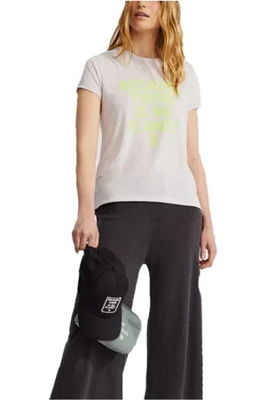 ECOALF Mujer, Camisetas, Gris, Talla: S