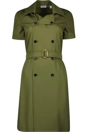 Burberry Mujer, Vestidos, Verde, Talla: XS