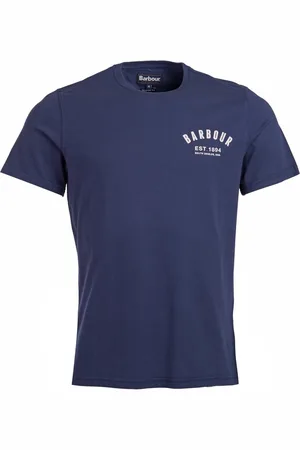 Barbour Hombre, Camisetas, Azul, Talla: L