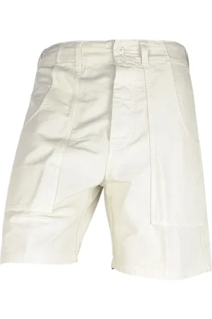 Don the Fuller Hombre, Pantalones cortos, Blanco, Talla: W33