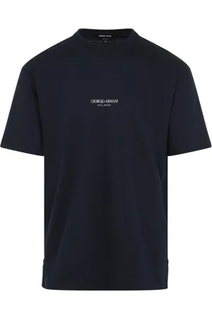 Giorgio Armani Hombre, Camisetas, Azul, Talla: S