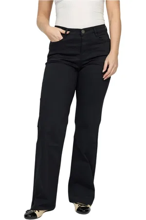 2-Biz Mujer, Pantalones, Negro, Talla: XL