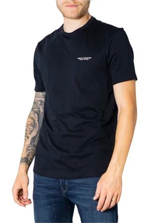 Armani Exchange Hombre, Camisetas, Azul, Talla: S