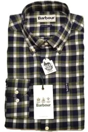 Barbour Hombre, Camisas, Azul, Talla: L