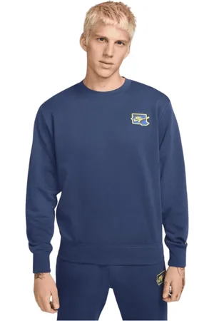 Nike Hombre, Sudaderas, Azul, Talla: S