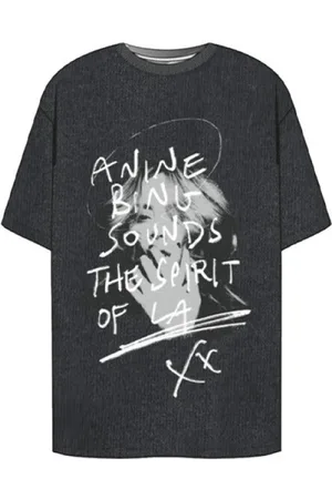 ANINE BING Mujer, Camisetas, Negro, Talla: M