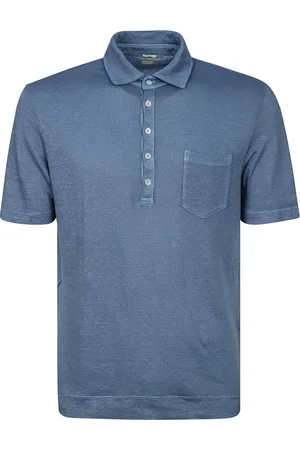 MASSIMO ALBA Hombre, Camisetas, Azul, Talla: M
