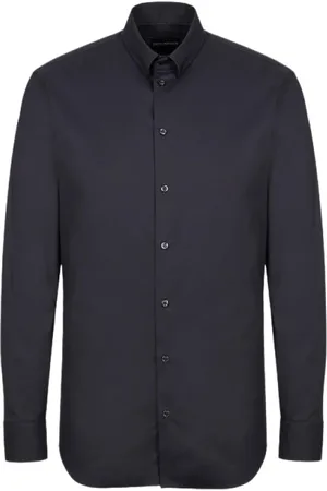 Emporio Armani Hombre, Camisas, Negro, Talla: XL