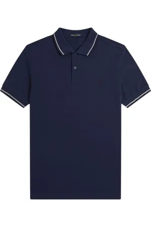 Fred Perry Hombre, Camisetas, Azul, Talla: 2XL