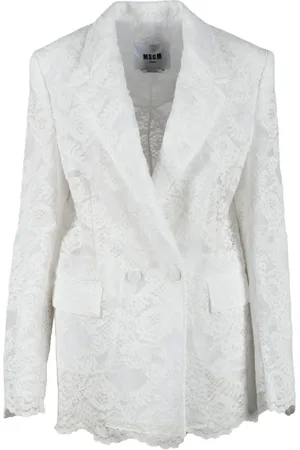 Msgm Mujer, Chaquetas, Blanco, Talla: XS