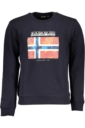 Napapijri Hombre, Sudaderas, Azul, Talla: 2XL