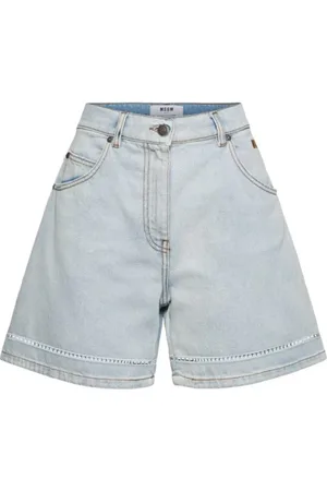 Msgm Mujer, Pantalones cortos, Azul, Talla: S