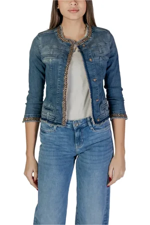 Liu Jo Mujer, Chaquetas, Azul, Talla: S