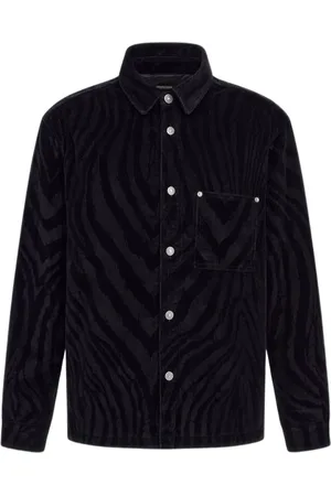 Roberto Cavalli Hombre, Camisas, Negro, Talla: 2XL