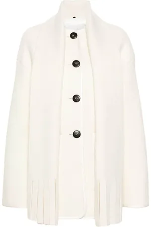 FORTE FORTE Mujer, Abrigos, Blanco, Talla: ONE Size