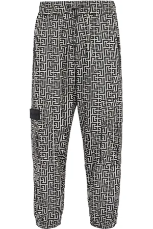 Balmain Hombre, Pantalones, Negro, Talla: S
