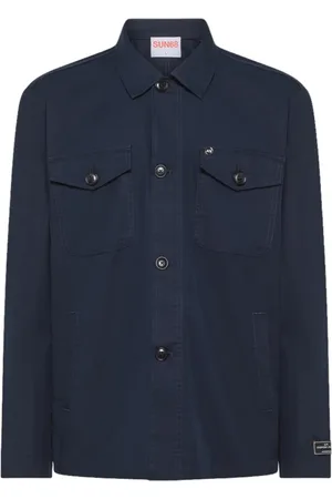 sun68 Hombre, Chaquetas, Azul, Talla: L