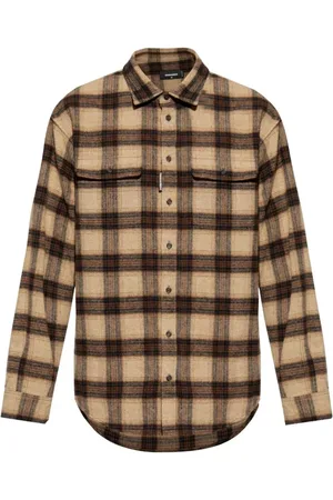 Dsquared2 Hombre, Camisas, Marrón, Talla: M